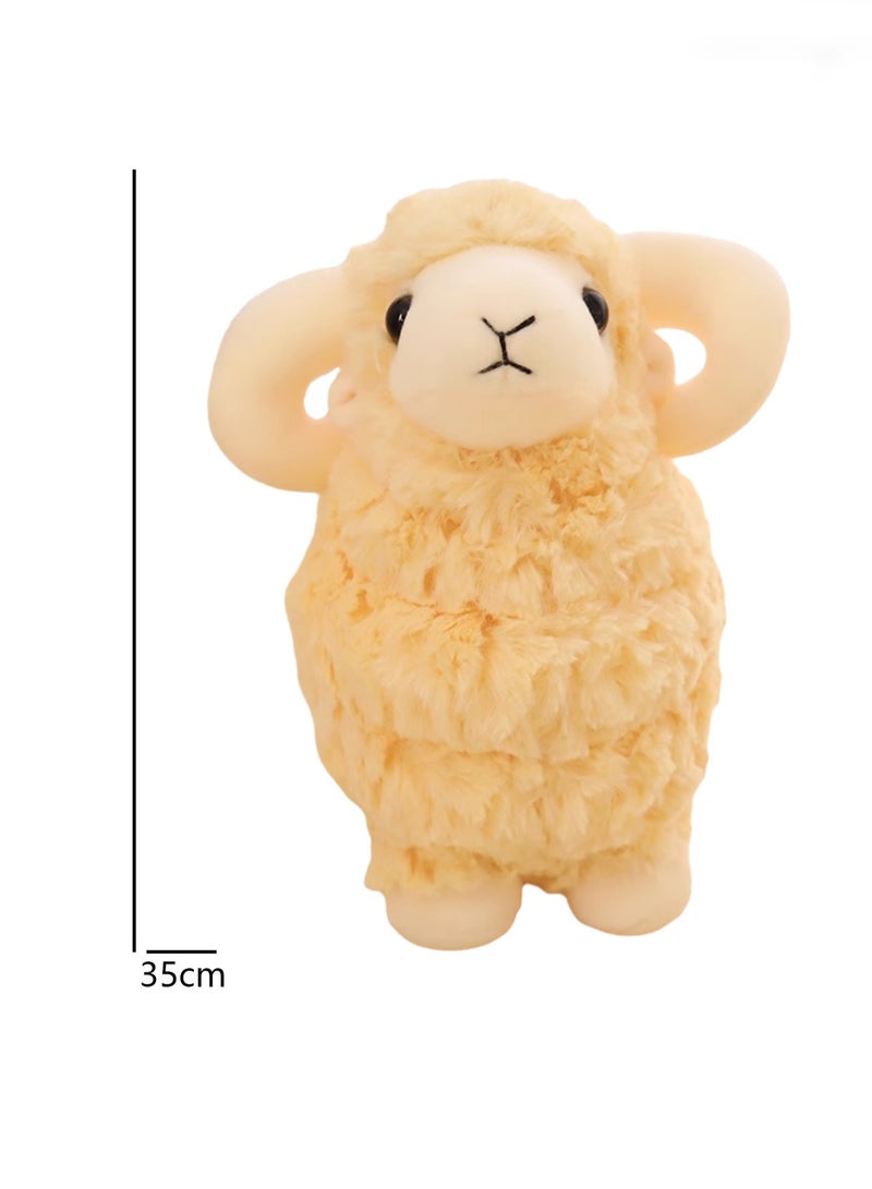 2024 New Simulation Lamb Doll Plush Toy Cloth Doll Doll Pillow Holiday Gift - Image 2