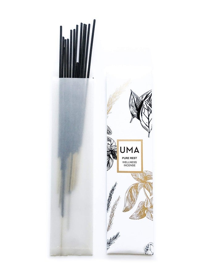 Uma Pure Rest Wellness Incense for Deep Sleep & Restoration | Organic Ayurvedic Incense | Combats Restlessness (15 Sticks) - Image 3