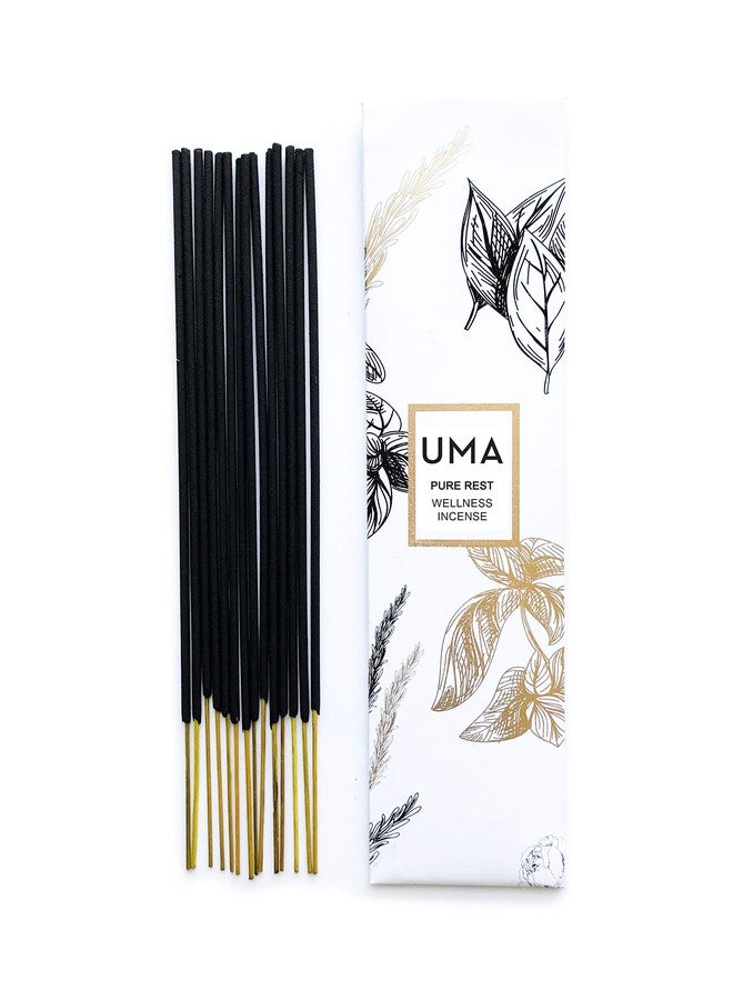 Uma Pure Rest Wellness Incense for Deep Sleep & Restoration | Organic Ayurvedic Incense | Combats Restlessness (15 Sticks) - Image 4