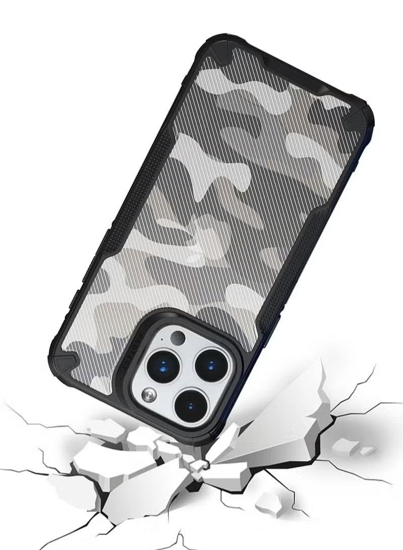 X-level Compatible With iPhone 15 Pro Case Cover Hard Back Heavy Duty Shockproof Advanced Protective Bumper Cover Military Design Accessories Protector Protection - Image 3