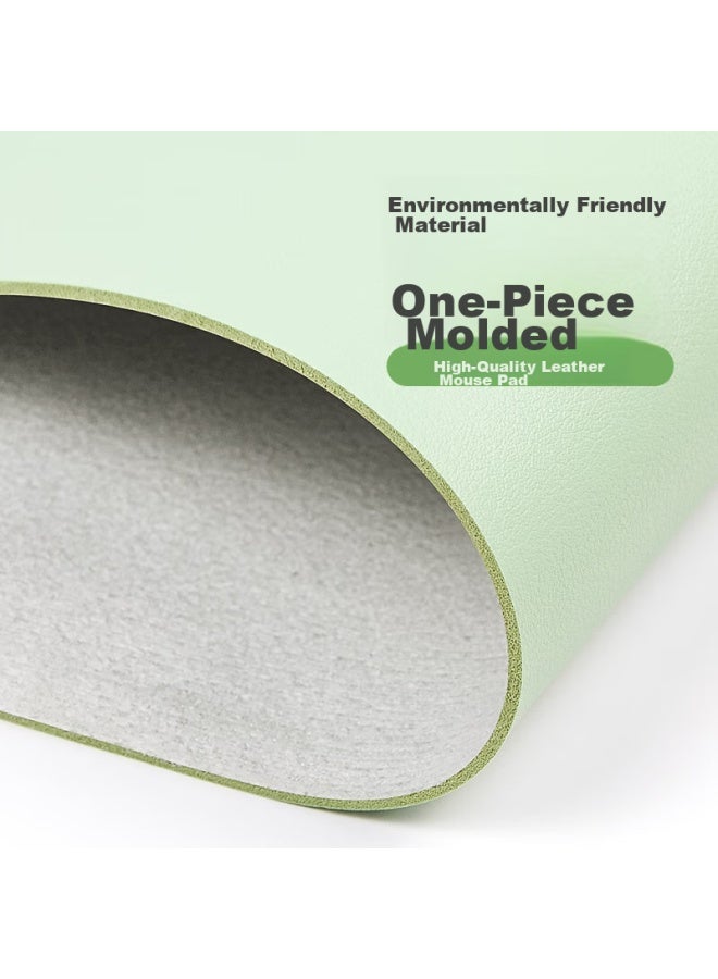 Diyi Workshop Daiyi Gongfang Round Mouse Pad, Solid Color Simple Small Size, Instagram Style, Laptop Pad, Mouse Leather Pad, Office Fresh Style, Cute Mouse Pad For Girls And Boys, Dual Color Double-sided Use - Image 3