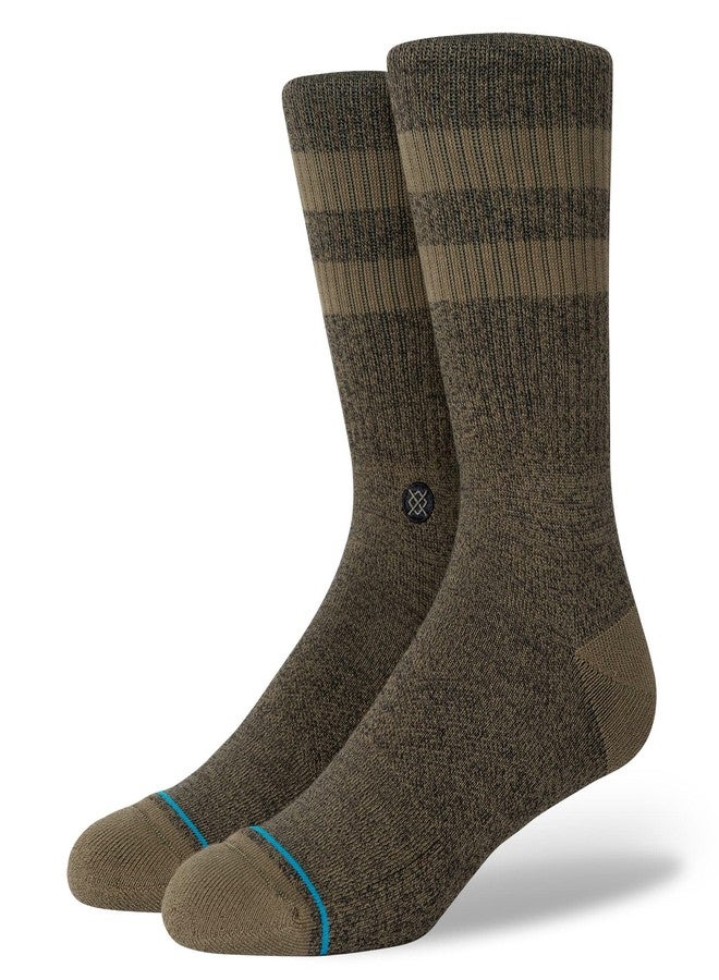 ستانس جوارب Stance Casual Cotton Crew Joven، عبوة من 3 أزواج، مصنوعة من مزيج القطن مع دعم مريح لقوس القدم، ألوان متعددة من درجات الرمادي Joven، مقاس كبير - Image 5