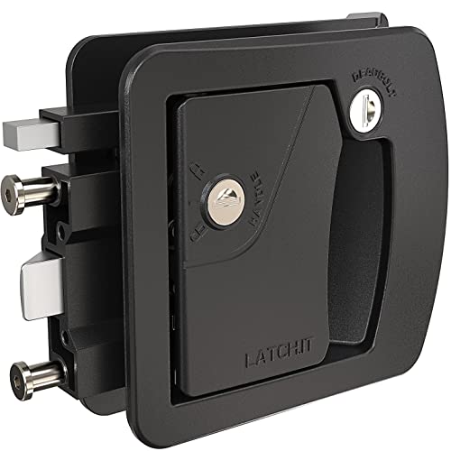 LATCH.IT RV Door Lock Replacement | Class C Campers Mechanical Cam Latch | Camper Door Locks with 2 Mechanical Keys | All‑Metal Camper Doors Latch | Fits Class C with 3.50" x 4.50" Lock Opening - Image 1