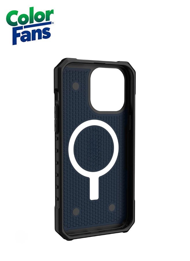 Color Fans Apple iPhone 13 Pro Case 6.1" Pathfinder Built-in Magnet Compatible with Magnet Charging Slim Lightweight Shockproof Dropproof Rugged Protective Cover - Mallard  - Image 4