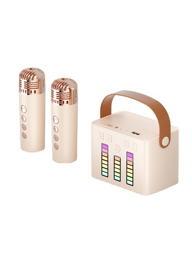 نيوترل Q2 مصباح رأس ملون مع ميكروفون لاسلكي ومتكامل مع سماعة بلوتوث، مثالي للاستخدام الخارجي والعائلي والغناء الكاريوكي - Image 1