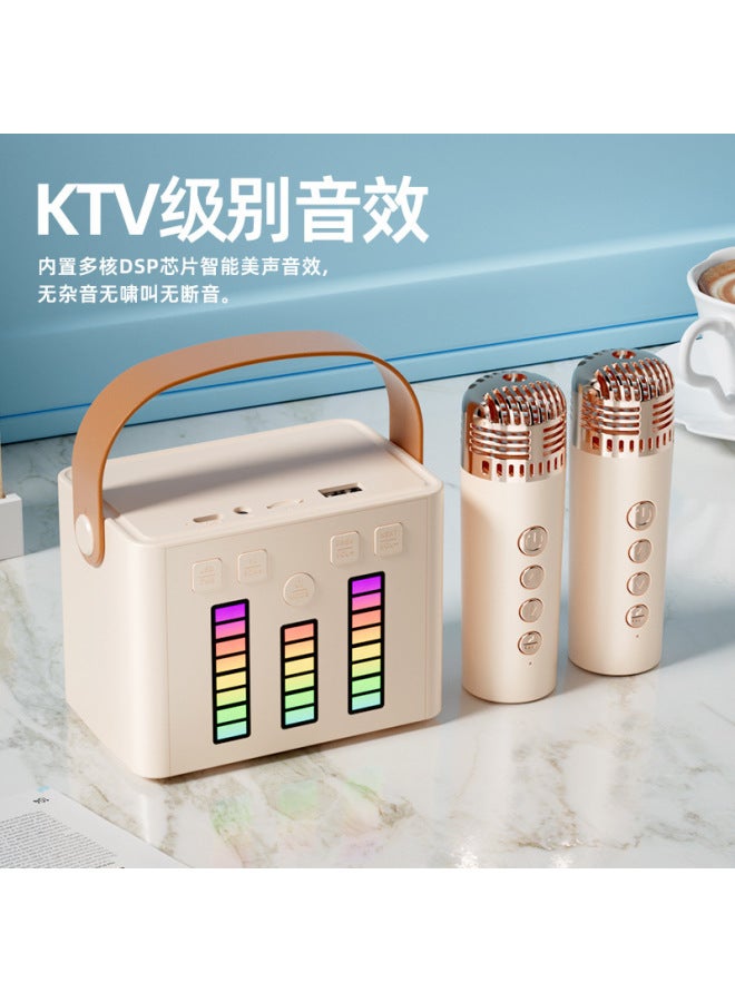 نيوترل Q2 مصباح رأس ملون مع ميكروفون لاسلكي ومتكامل مع سماعة بلوتوث، مثالي للاستخدام الخارجي والعائلي والغناء الكاريوكي - Image 2