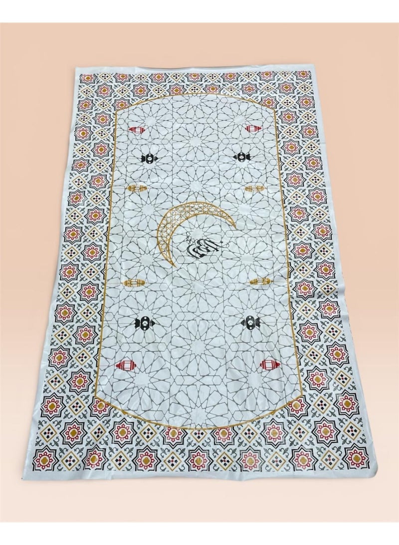 Waterproof plastic tablecloth, suitable for Islamic occasions such as Eid al-Fitr and Ramadan, multi-colored. - Image 3