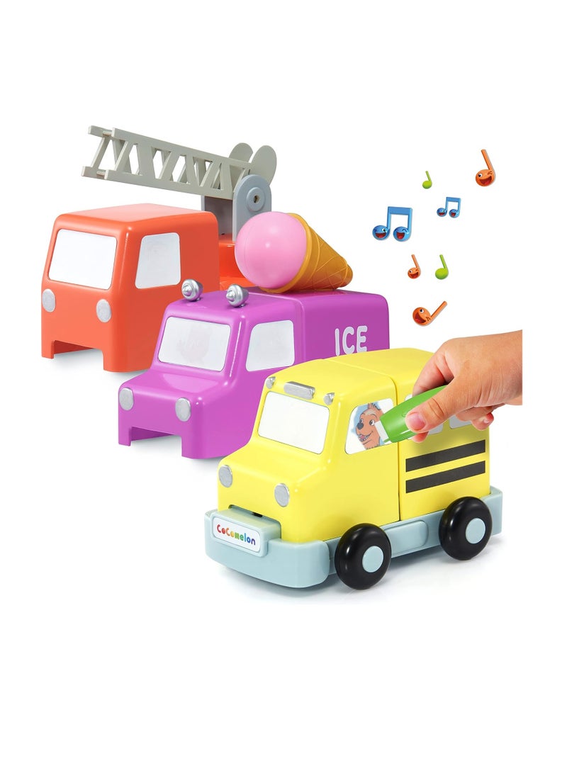 WOW! STUFF Build and Reveal Musical Vehicles 27 x 33.5 x 11cm - Image 1