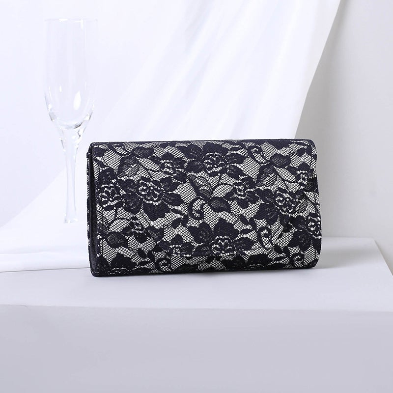 New Dinner Bags, Retro Women'S Full Lace Banquet Bags, Clutch Bags, Dress Shoulder Bags, Evening Bags - Image 1