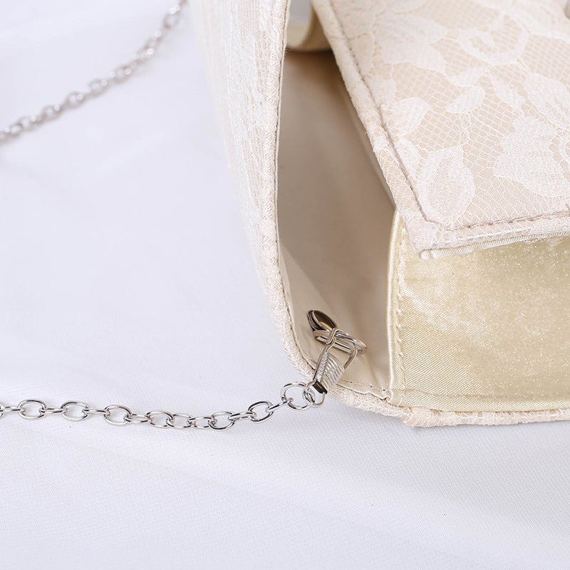 New Dinner Bags, Retro Women'S Full Lace Banquet Bags, Clutch Bags, Dress Shoulder Bags, Evening Bags - Image 5