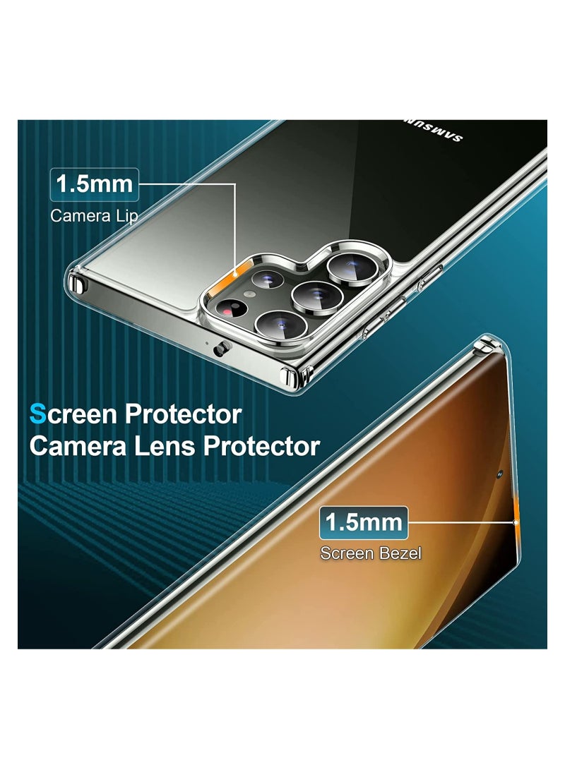 Wtech Wing Series Ultra Thin TPU Case For Samsung Galaxy S23 Ultra Clear - Image 3