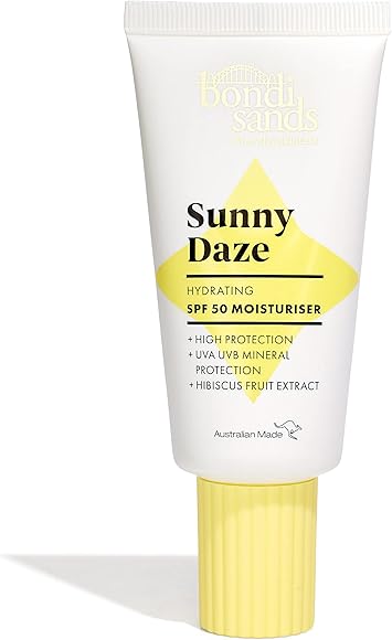 Bondi Sands Sunny Daze SPF 50 Moisturiser 50g UVA UVB protection Vegan and Cruelty Free 50G176 Oz - Image 1
