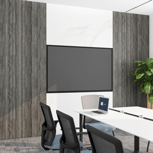 LaCheery Fluted Slat Wood Wall Panels Peel and Stick Black Gray Herringbone Wooden Panels for Interior Wall Decor 3d Flexible Self Adhesive Foam PVC Panel Roll Bedroom Bathroom Walls Covering 11.8x79" - Image 5
