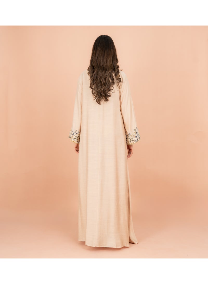 IKKXA Straight Cut Classic Embroidery Patterns Jalabiya - Image 4