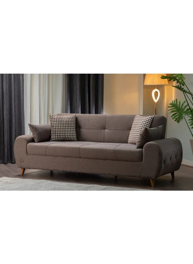 Flash Sofa Bed Brown 210x90Cm