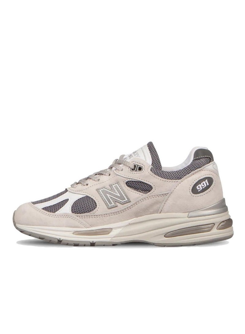 New Balance 991 Casual Athlesiure/Colorblock Sneakers Shoes Beige Gray For Men/Women/Students  - Image 1