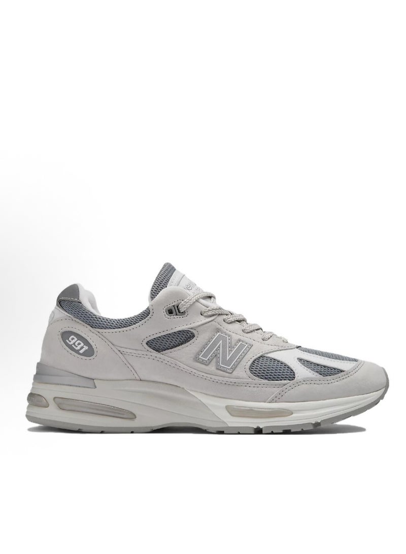 New Balance 991 Casual Athlesiure/Colorblock Sneakers Shoes Beige Gray For Men/Women/Students  - Image 2