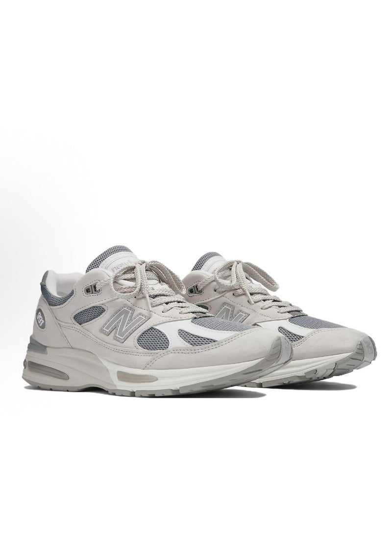 New Balance 991 Casual Athlesiure/Colorblock Sneakers Shoes Beige Gray For Men/Women/Students  - Image 3