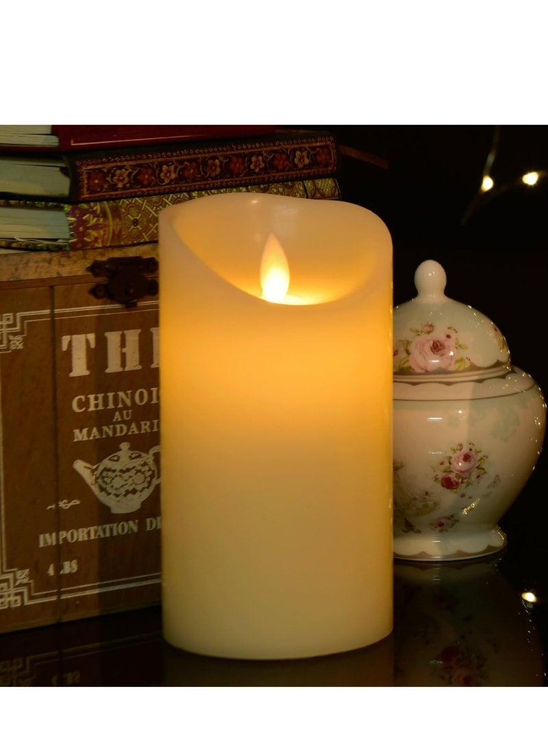 Plan A Decorative LED Candle 12.5cm Tall Battery Operated Smokeless Moving Flame, Warm and Elegant for Bedroom, Living Room, Kitchen, Shelf, Ideal for Valentine's Day, Wedding, Special Occasion (2)  - Image 3