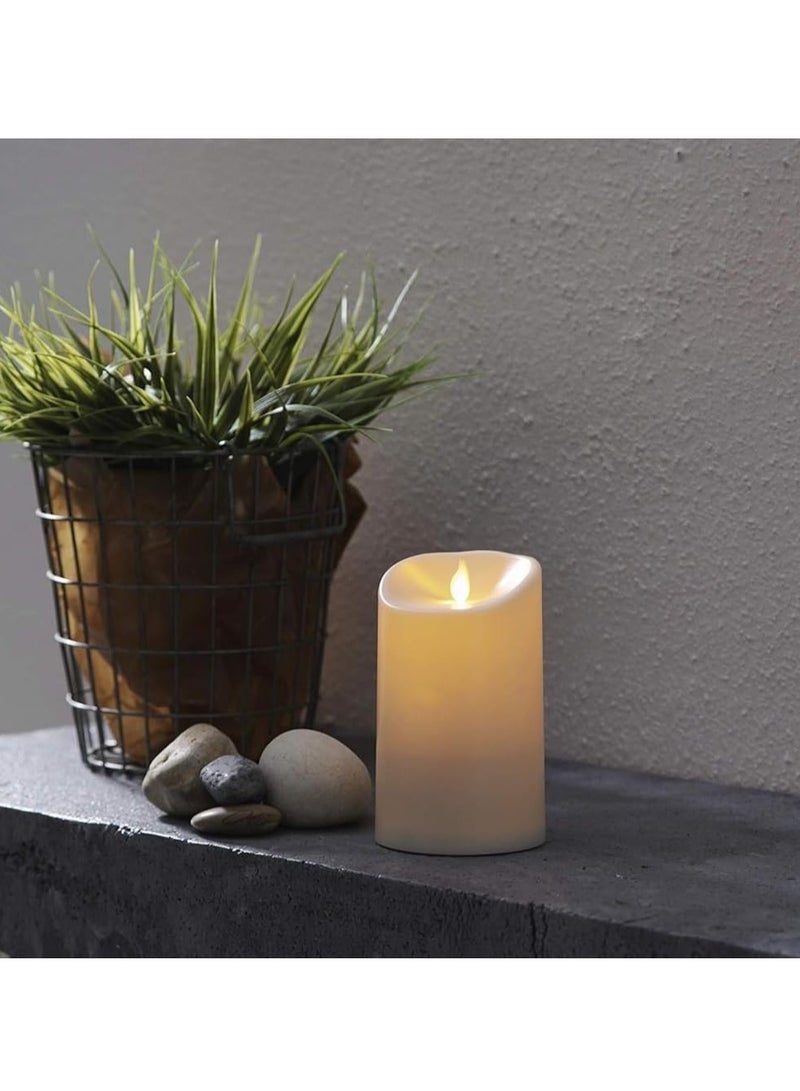 Plan A Decorative LED Candle 12.5cm Tall Battery Operated Smokeless Moving Flame, Warm and Elegant for Bedroom, Living Room, Kitchen, Shelf, Ideal for Valentine's Day, Wedding, Special Occasion (2)  - Image 5
