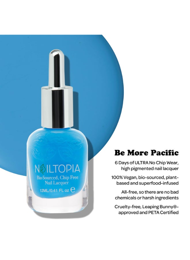 Nailtopia BioSourced ChipFree Nail Lacquer Fast Dry Nail Polish SuperfoodInfused Natural Nail Polish Be More Pacific 041 oz - Image 4