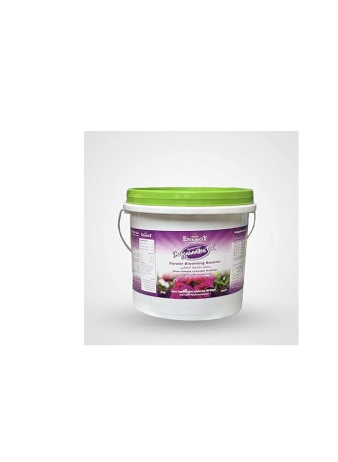 DESERT ENERGY - Bougainvillea Feed Fertilizer is a Specialized Nutrient Blend Designed to Support the Health and Vitality of all Plants with a Particular Focus on Promoting Robust Growth and Vibrant Blooms 3kg Package Provides a Comprehensive Solution for Enhancing Plant Performance. - Image 1