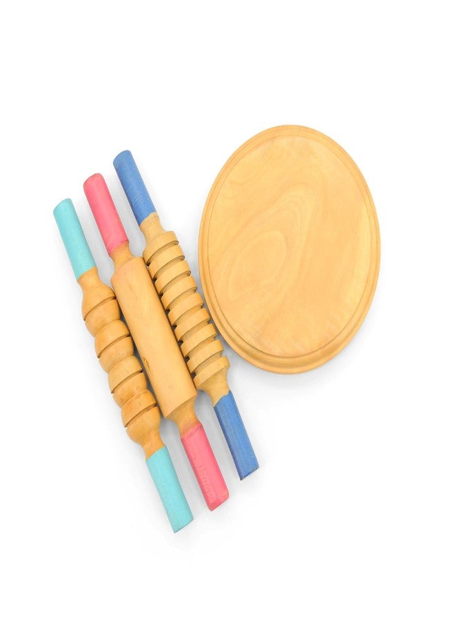 Mittimate Wood Toys for Kids: Rolling Pins Brain Teaser Toys Chakla Belan, Handmade Wooden Miniature Toys – Ideal Birthday Gift to Enhance Problem Solving, Critical Thinking, and Fine Motor Skills! - Image 2
