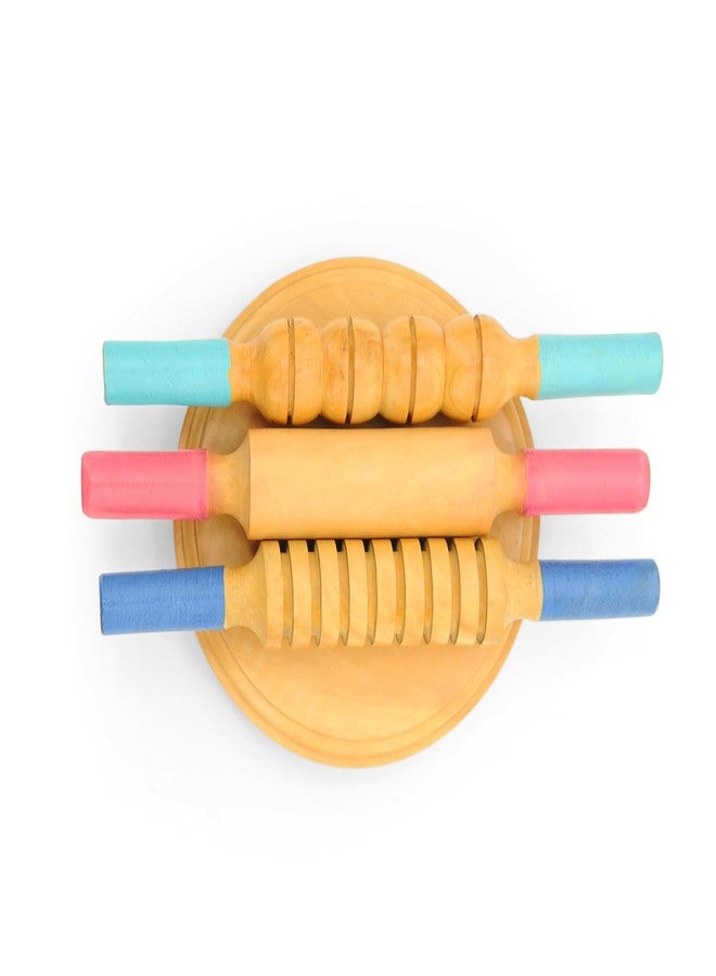 Mittimate Wood Toys for Kids: Rolling Pins Brain Teaser Toys Chakla Belan, Handmade Wooden Miniature Toys – Ideal Birthday Gift to Enhance Problem Solving, Critical Thinking, and Fine Motor Skills! - Image 1