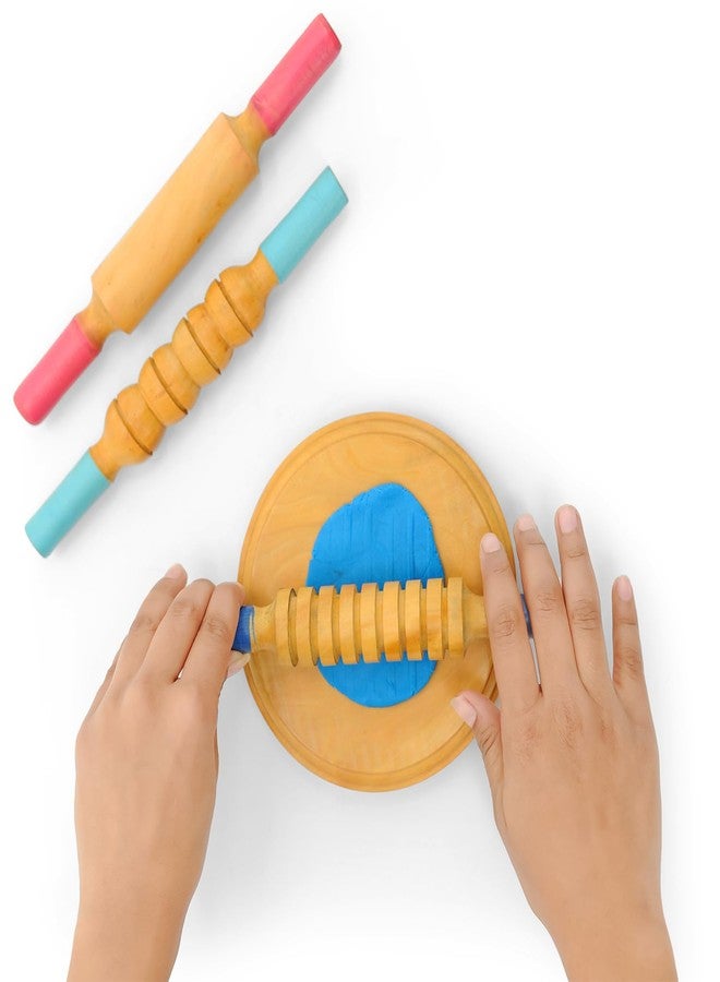 Mittimate Wood Toys for Kids: Rolling Pins Brain Teaser Toys Chakla Belan, Handmade Wooden Miniature Toys – Ideal Birthday Gift to Enhance Problem Solving, Critical Thinking, and Fine Motor Skills! - Image 4