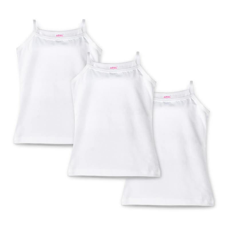 ARIEL Girls Cotton Full Slip (AR-G-SLIP-P3-4-5Years-Set4_Multicolor_4-5 Years) - Image 1