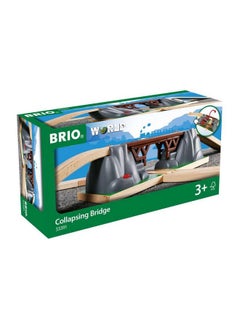 Brio BRIO World - 33391 Collapsing Bridge - Engaging 3-Piece Toy Train Accessory | Cultivates Creative Play | Enhances Logical Thinking | Suitable for Kids Aged 3 & Up | Compatible with All BRIO Sets  - Image 1