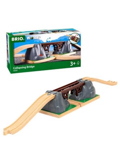 Brio BRIO World - 33391 Collapsing Bridge - Engaging 3-Piece Toy Train Accessory | Cultivates Creative Play | Enhances Logical Thinking | Suitable for Kids Aged 3 & Up | Compatible with All BRIO Sets  - Image 2