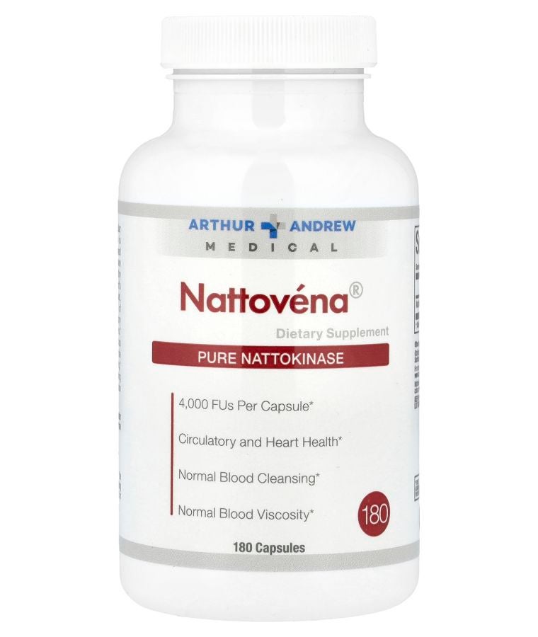 Arthur Andrew Medical Nattovéna® Pure Nattokinase 4000 FUs 180 Capsules