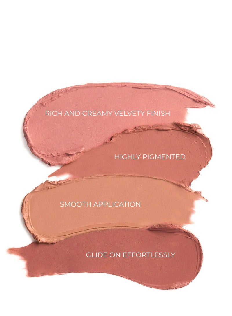 REVOLUTION Lip Allure Soft Satin Lipstick, Wifey Dusky Pink - Image 4