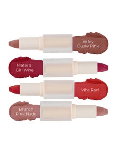 REVOLUTION Lip Allure Soft Satin Lipstick, Wifey Dusky Pink  - Image 5