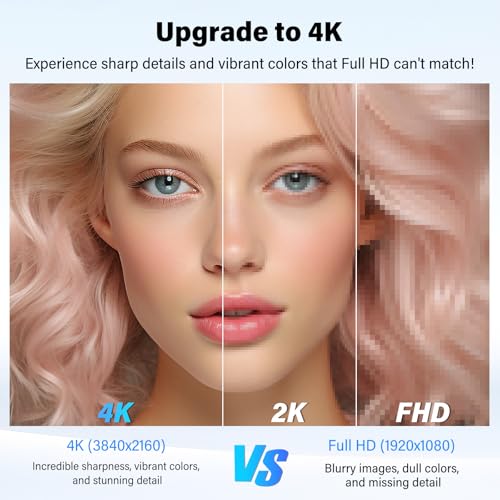 Innoview 23.8” 4K Large Portable Monitor, UHD (3840*2160) 100%sRGB IPS Speakers USB-C HDMI Work Home Second Monitor W/180°Adjustable Stand for Laptop, Desktop, Macbook, Phones, Tablet, PS5/4, Switch - Image 2