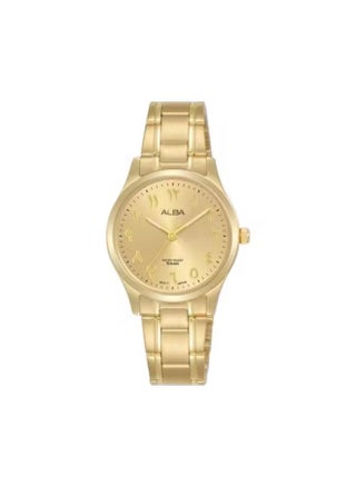 ALBA Ladies' Hand Watch STANDARD Stainless Band, Gold Dial ARX068X - pzsku/Z7C4A8CAC08A63016F49CZ/45/_/1731253476/b63894d5-7a9d-4a98-b807-4ca73adae9a9