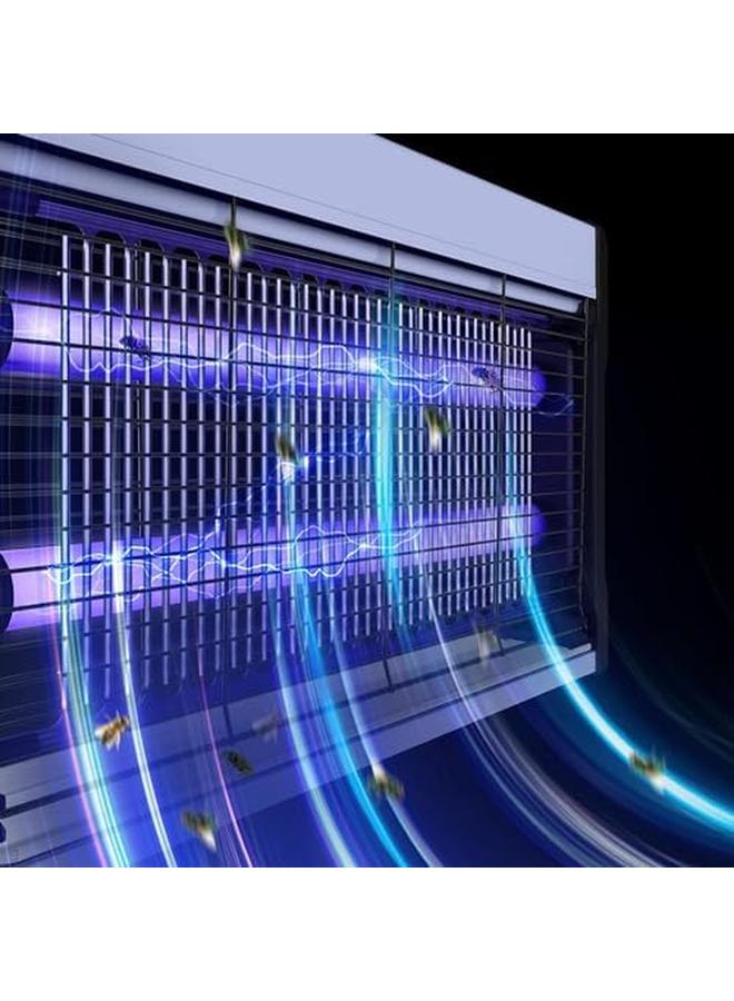 نيكاي Nik16X مصباح إلكتروني قوي لقتل البعوض بقوة 16 واط، أبيض وأسود - Image 3