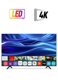 Sreen TV 70 Inch Smart Forky 4K System Web OS Frameless Receiver Built-in 2 Remote | SRET-70S4KW2, Black