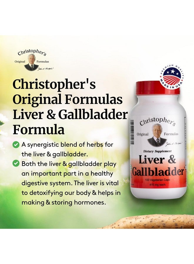 Christopher's Original Formulas Liver & Gallbladder Formula Capsules - Gallbladder Supplements With Digestive Enzymes - Supports Digestive System with Natural Herbs - Pack of 2 - Image 4