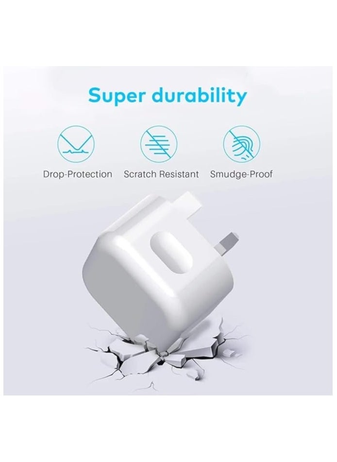 Denx 35W Fast USB C Power Adapter with Type C Cable included, for Iphone 16 and 15 Fast charger Type C Wall Plug with Cable for Iphone 15 pro Max / 15 Pro/ 15/15 Plus, Ipad, Samsung, Oneplus, Xiaomi and Many Devices (White)  - Image 2