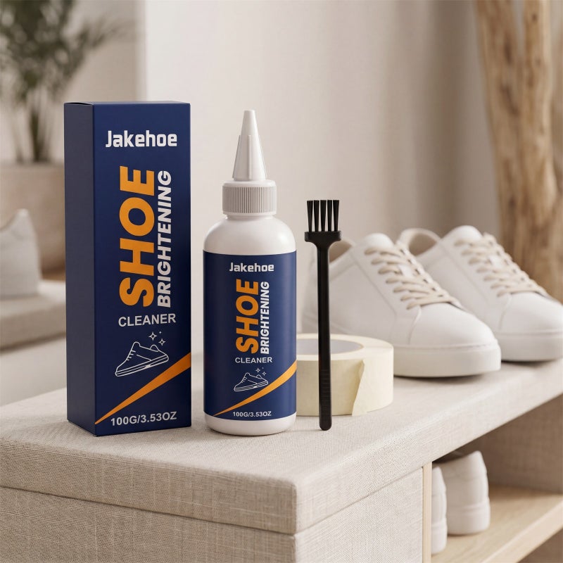 Jakehoe Shoe Brightening Cleaner Gentle Cleaning And Care For Shoe Surfaces, Brightening And Color Protection, A Great Helper For Daily Cleaning - Image 2