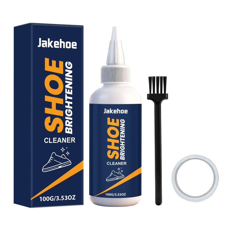 Jakehoe Shoe Brightening Cleaner Gentle Cleaning And Care For Shoe Surfaces, Brightening And Color Protection, A Great Helper For Daily Cleaning - Image 1