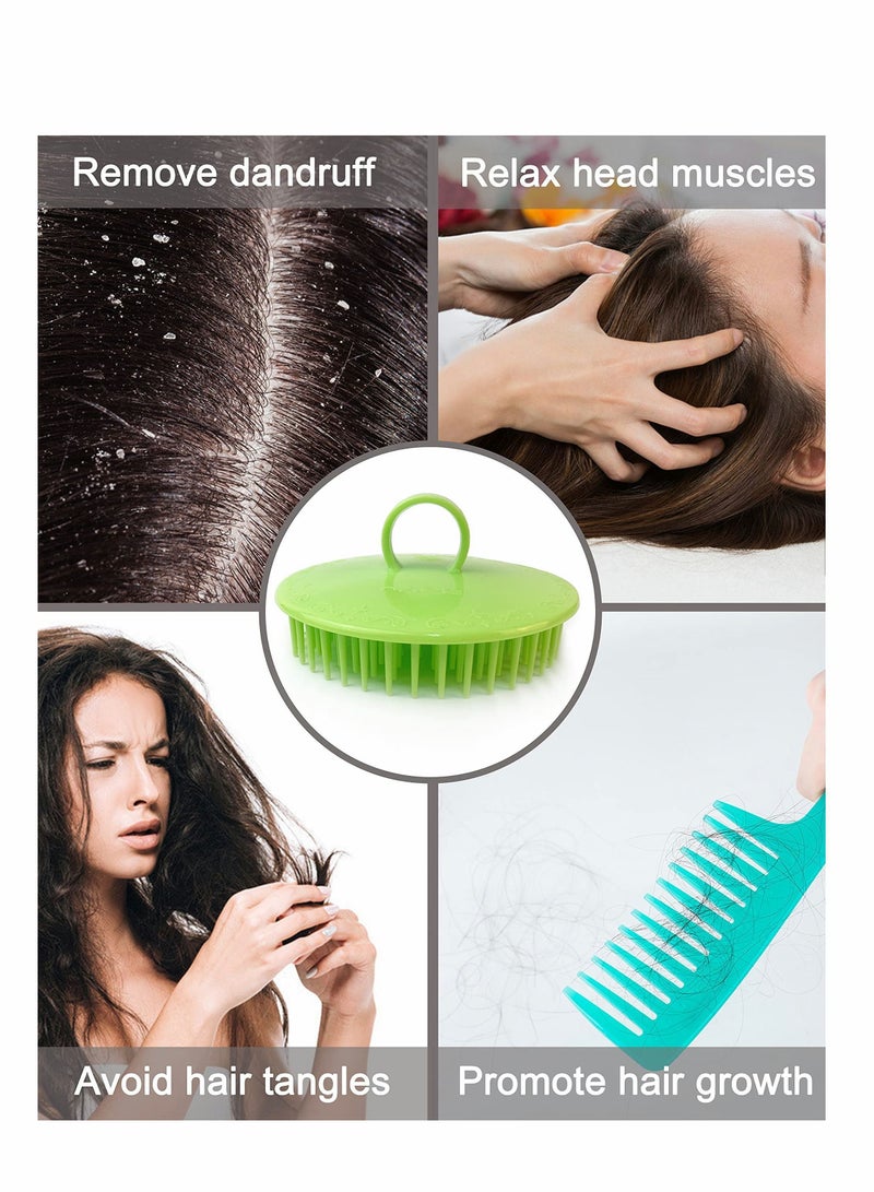 Y&D Hair Scalp Massager Shampoo Brush, 6 Pcs Brush Shower, Soft Scrubber for Dandruff, Exfoliator Adults, Children and Pets - Image 5