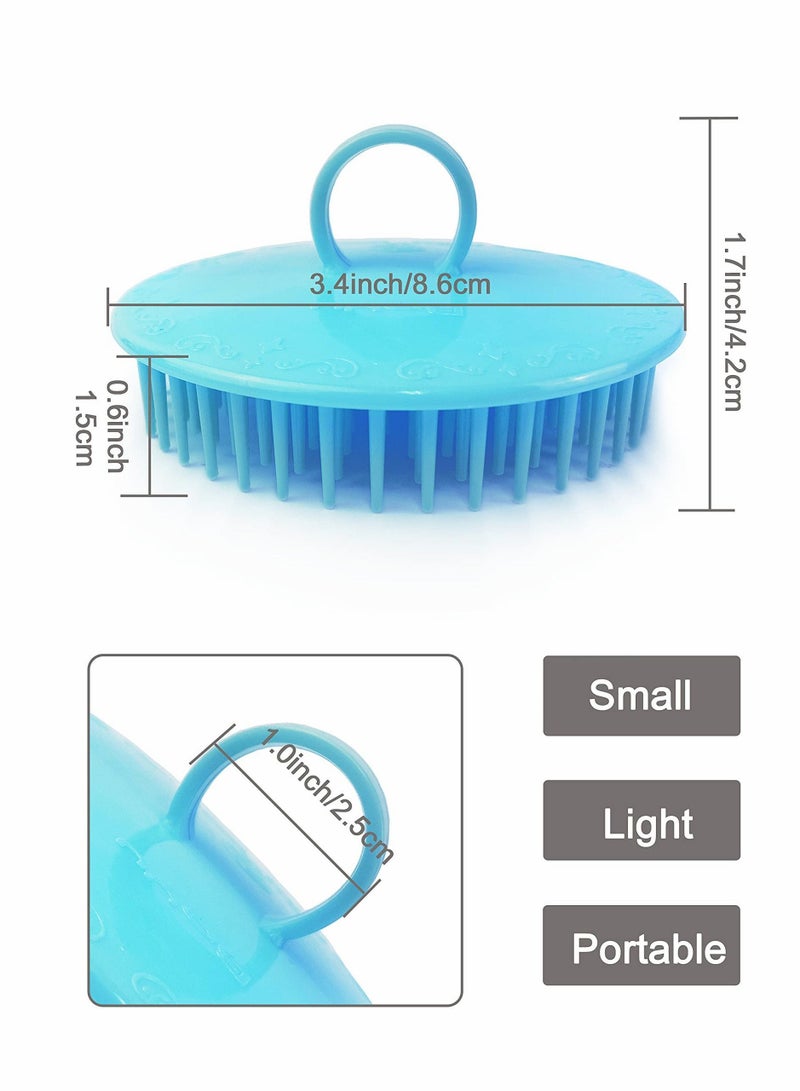 Y&D Hair Scalp Massager Shampoo Brush, 6 Pcs Brush Shower, Soft Scrubber for Dandruff, Exfoliator Adults, Children and Pets - Image 3