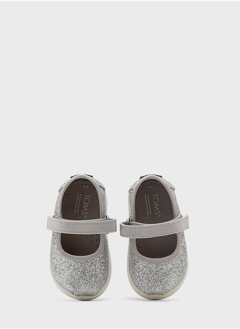 TOMS - Kids Glimmer Slip Ons - Image 1
