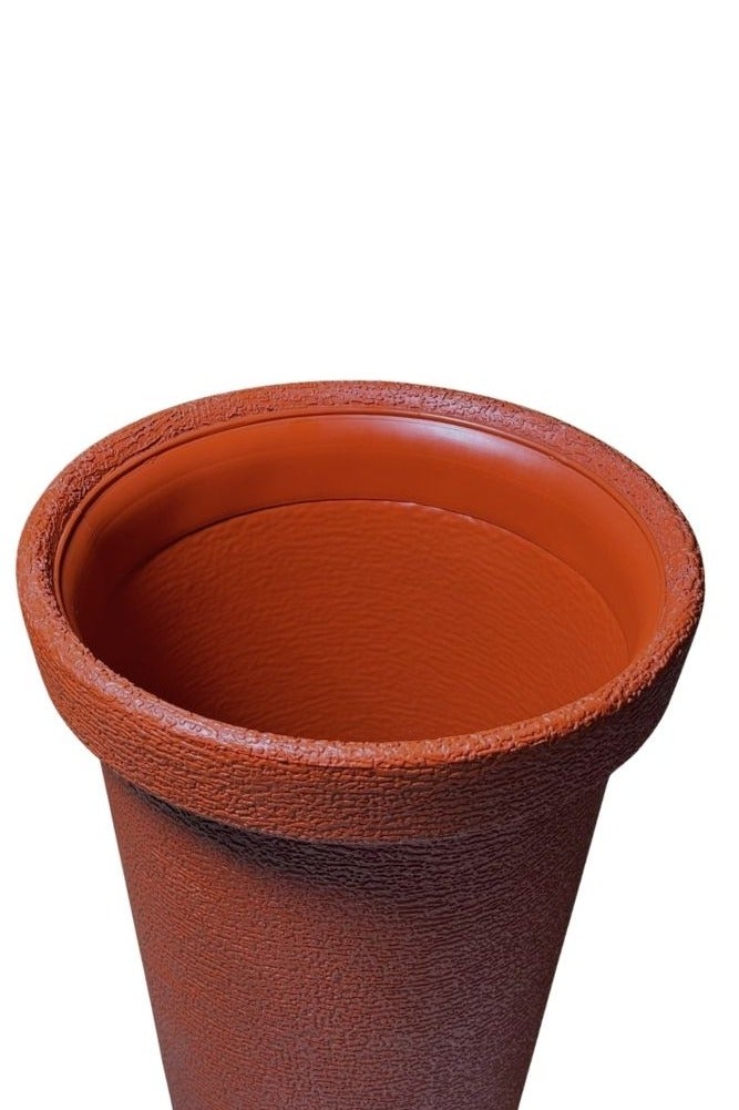 SNH Durable Plastic flower Pot - Versatile Outdoor & Indoor Plant Containers,Perfect For gardening & Nursery use 16 Inch Large - Brown Colour - Image 5