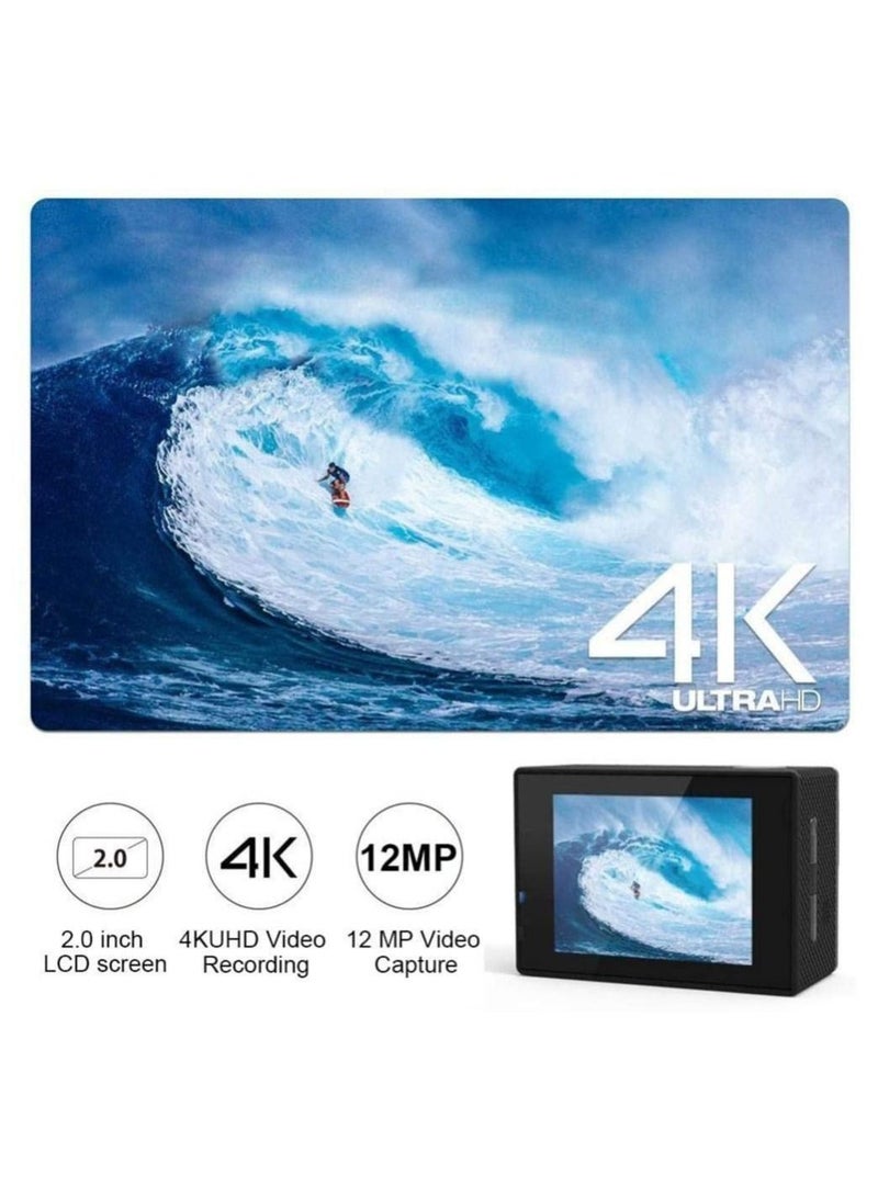 Generic Action Camera 2.0 Waterproof DVR Sport Camera Wifi Remote Control Action Cam 720PHD Loop Recording Video Camcorder  - Image 2