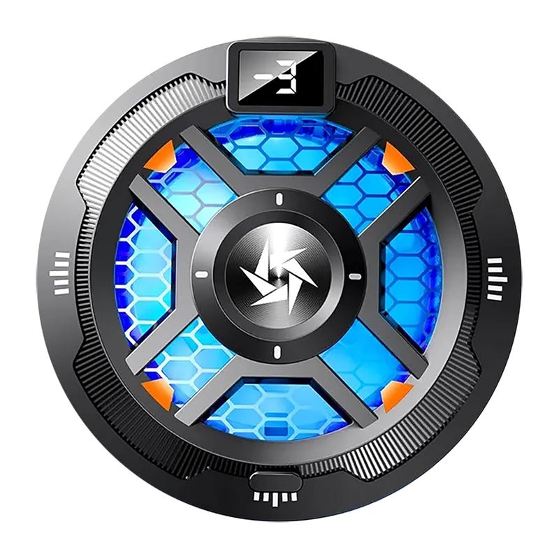 WRADER Phone Cooler for Gaming for Game Long Filming Mobile Gaming Fan Mobile Cooling Gadget (Black, ABS Body, SL18 Model) - Image 1