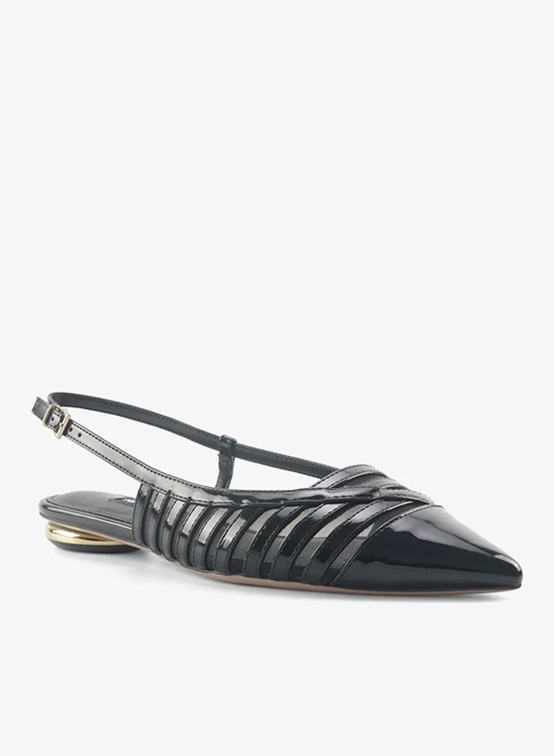 NINE WEST BLACK Ankle Strap Pointed Toe Pumps for Women | Best Price UAE
